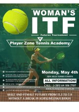 Player Zone Tennis Academy Open 2026 Memorijal Dragana Savica
