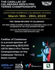 Cadillac of Calabasas Men's Pro Tennis Championships 2023