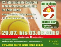 42. Internationale Deutsche Tennismeisterschaften U14 Dueren 2019