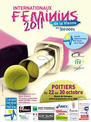ITF Womens Circuit. Internationaux Féminins de la Vienne 100000$. Пехова.