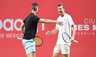 ATP Challenger Tour. Mexico City Open. Лютаревич с напарником до брейкпоинтов не добрались