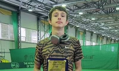 ITF World Junior Tour. SALK Open. Самстыко записал на свой счёт первую белорусскую победу в 2026 году
