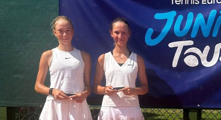 Tennis Europe 14&U. Telavi Open. Кирслите и Хабибуллина первенствовали среди дуэтов