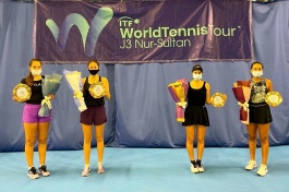 ITF World Junior Tour. Nur-Sultan Open. И снова парные титулы за белорусами