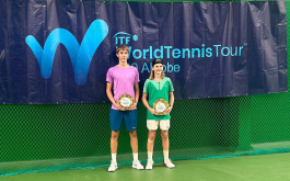 ITF World Junior Tour. MTA Open. Дошли до парного полуфинала