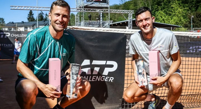 ATP Challenger Tour. Danube Upper Austria Open. Лютаревич выиграл парный разряд