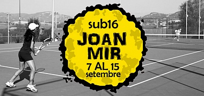 Tennis Europe 16U. XI Torneig Joan Mir /&quot;In Memoriam/&quot;