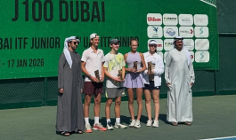 ITF World Junior Tour. Dubai Open. Лацис первенствовал в одиночке