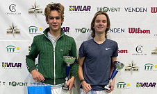 ITF World Junior Tour. Vilar International Trophy. Лацис с напарником забрали парный разряд