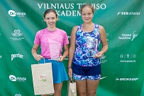 Tennis Europe 12&U. Vilnius Tennis Academy Cup. Дарья Крук — победительница парного разряда