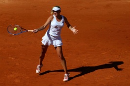 Ольга Говорцова с боем вышла в четвертьфинал в Барселоне.