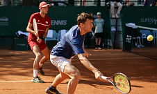 ATP Challenger Tour. Monza Open. Лютаревич с напарником упустили девять брейкпоинтов