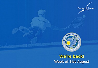 Tennis Europe. Юниорские турниры возобновятся с 31 августа