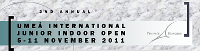 Tennis Europe 16U. Umea International Junior Indoor Open