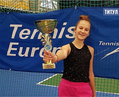 Tennis Europe14&U. Tirana Open. Двойной успех Кухаренко