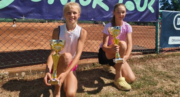 Tennis Europe 12&U. Pohar Hejtmana Zlinskeho Kraje. Гаевская и Демьянко победили в парном зачёте