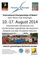 Tennis Europe 12U. International Championships of Baden