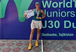 ITF World Junior Tour. Tajikistan Tennis Federation Cup. Дебютный триумф в одиночке