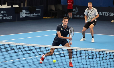 ATP Challenger Tour. Danube Upper Austria Open. Лютаревич с напарником идут дальше