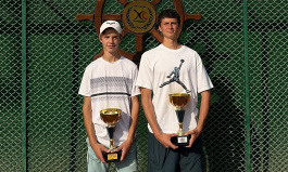 ITF World Junior Tour. Ismailia Open. Корень выиграл парный зачёт