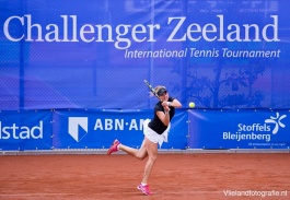 ITF Women's Circuit. Driekleur Challenger Zeeland. Поражение Пироженко