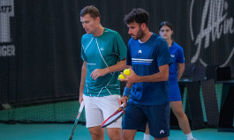 ATP Challenger Tour. Maia Open. Лютаревич с напарником упустили два матчбола