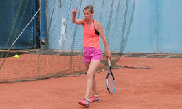 ITF World Tour. Internationaux de Touraine Feminin. Готовко и Ёрш в парном не преуспели