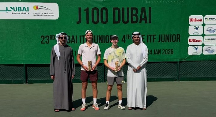ITF World Junior Tour. Dubai Open. Лацис первенствовал в одиночке