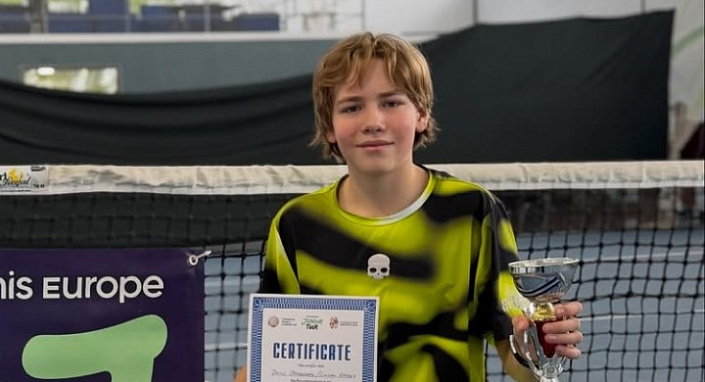 Tennis Europe 14&U. Tsaghkadzor Winter Cup. Скоробогатый выиграл парный зачёт