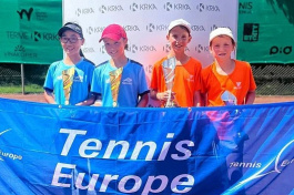 Tennis Europe 12&U. Krka Open. Остались вторыми