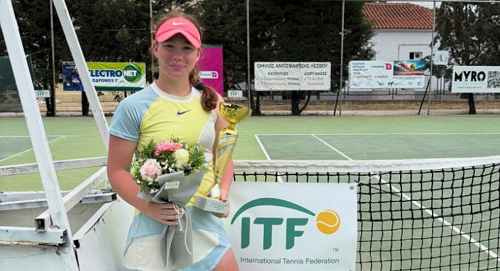 ITF World Junior Tour. Mytilene Cup. Тригубкина обзавелась дебютным чемпионским трофеем на новом уровне