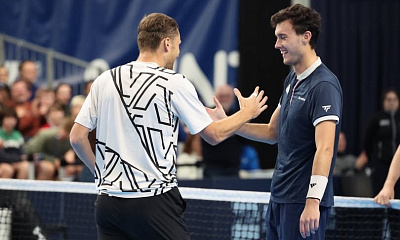 ATP Challenger Tour. Oeiras Open. Лютаревич с напарником проявили волю