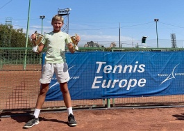 Tennis Europe12&U. Artur Shilajyan Memorial. Белов: первый в парном и второй в одиночке