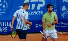 ATP Challenger Tour. Abruzzo Open. Лютаревич с напарником упустили двойной скрытый сетбол