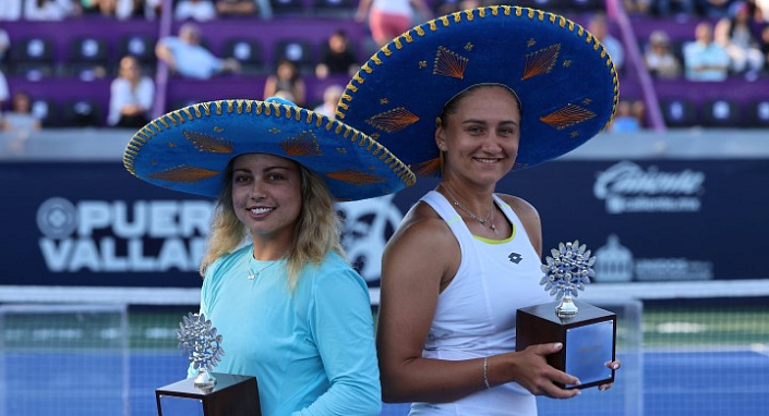 WTA Tour. Puerto Vallarta Open. Пятнадцатый парный трофей