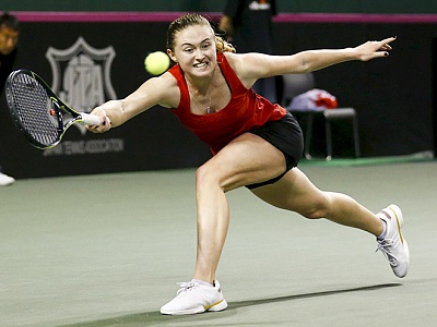 WTA Tour. Japan Women's Open Tennis. Травма Саснович
