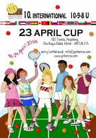 Tennis Europe 12U. 23 April Cup. Три из семи.