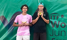 ITF World Junior Tour. Hayot Bank Cup. Кастюкевич и Самстыко вновь победили в парном зачёте