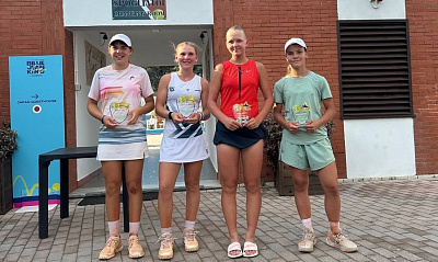 Tennis Europe 14&U. Velletri Internazionale. Потапович стала финалисткой среди дуэтов