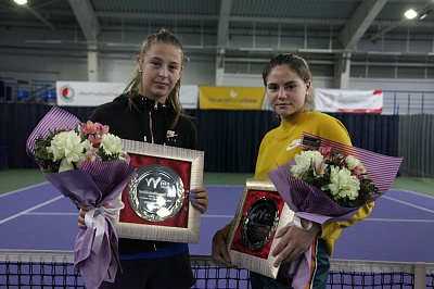 ITF World Junior Tour. BelGlobalGarant Cup. Шауга и Тулякова — победительницы парного разряда