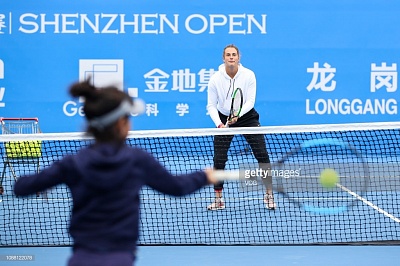 WTA Tour. Shenzhen Open. 10 выигранных геймов подряд помогли Арине Соболенко взять верх над Татьяной Марией