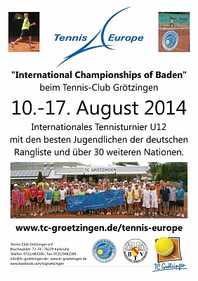 Tennis Europe 12U. International Championships of Baden