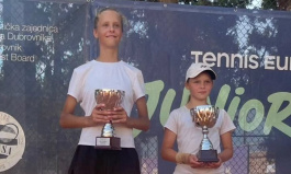Tennis Europe 12&U. Adriatic Cup. Наумик и Гордиевская оказались вторыми в парном зачёте