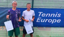 Tennis Europe 14&U. Tallinn Open. Чернышёв и Подобед первенствовали в парном