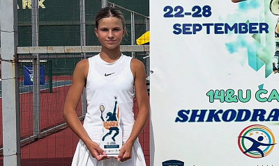 Tennis Europe 14&U. Shkodra Open. Сокол — сильнейшая в одиночке