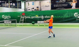 ITF World Junior Tour. Siroki Brijeg Open. Лацис уступил напарнику