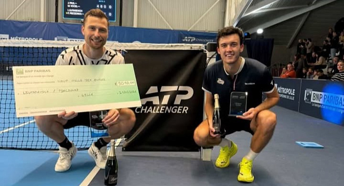 ATP Challenger Tour. Play In. Лютаревич первенствовал среди дуэтов