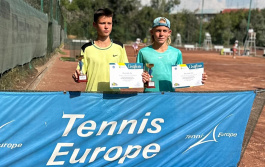 Tennis Europe 14&U. Khachik Sargsyan Memorial Cup. Попруга первенствовал среди дуэтов