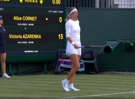 Grand Slam. Wimbledon 2019. Азаренко переиграла Корне.
