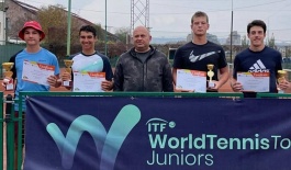 ITF World Junior Tour. Yerevan Cup. Бурсов выиграл парную сетку